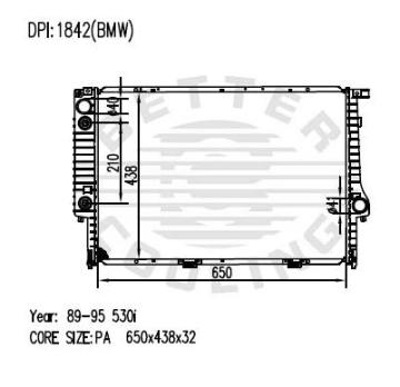 Auto Radiator For BMW 530i