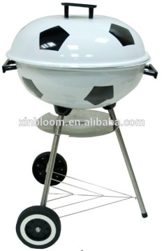 portable charcoal bbq, black colros, height led , round shape ,easy to carry.