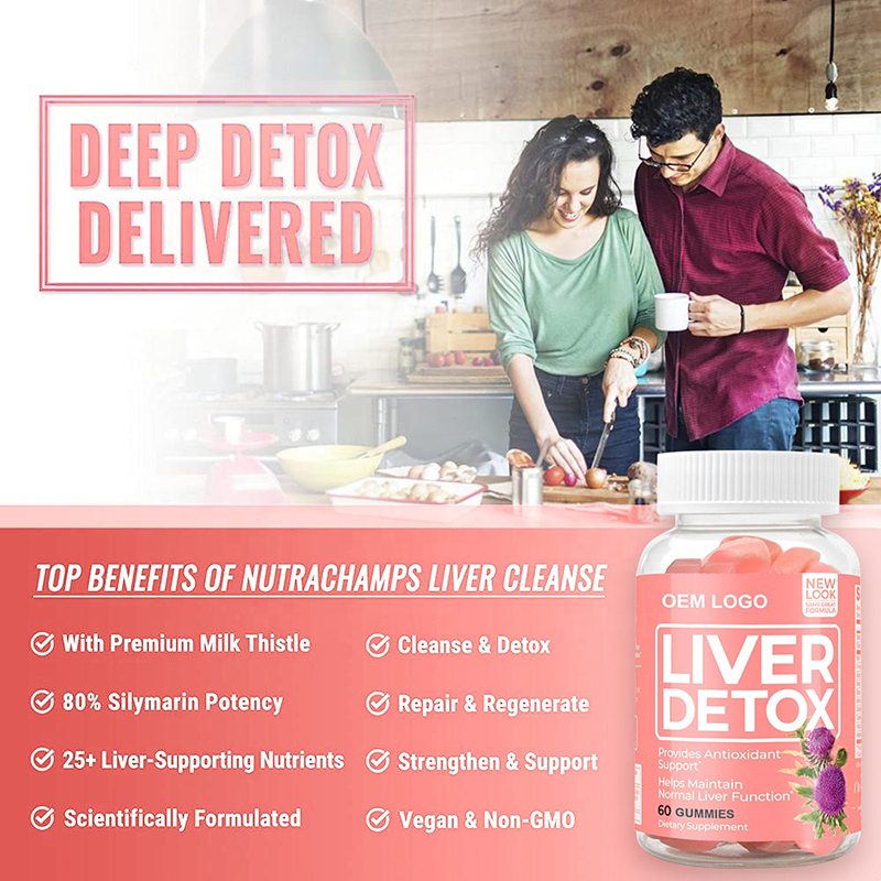 Weight Loss Liver Detox Gummies For Provide Antioxidant Support And Maintain Normal Liver Function