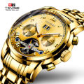 Zwitsers merk TEVISE 9005 multifunctioneel waterdicht en explosief herenhorloge mode mechanisch horloge