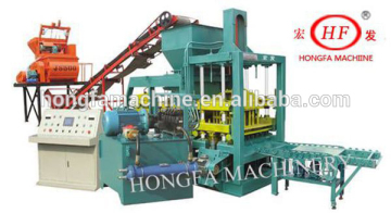 QT4-15B cement concrete Hollow Brick Making Machine