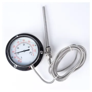 High Quality 0-500CC Water and Oil Dial Gauge Pressure Capillary Thermometer
