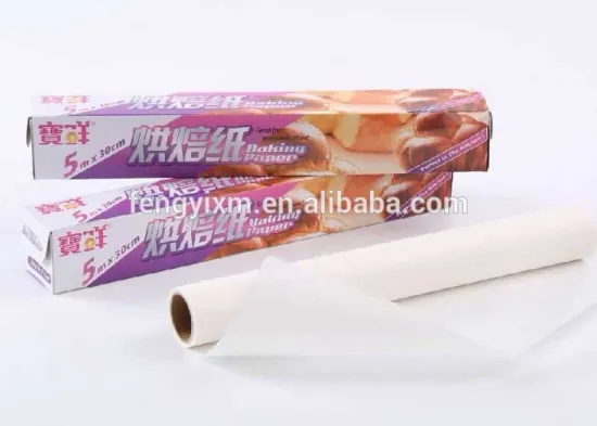 disposable high temperature wax baking paper in roll for hotel