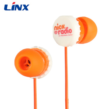 Los auriculares con cable promocionales aceptan auriculares personalizados con LOGOTIPO
