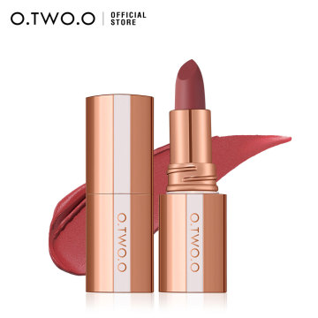 O.Two.O Texture délicate Lips de rouge mat: durable, imperméable et hydratant