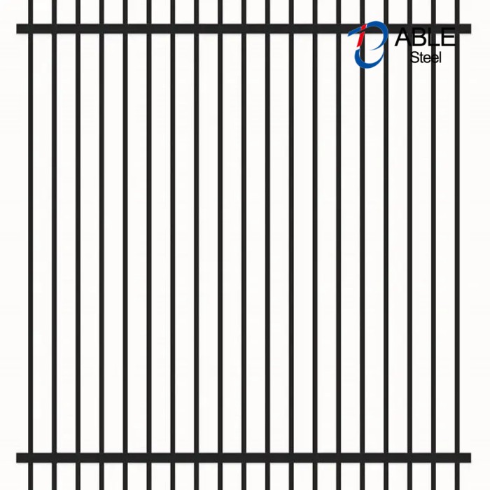 Home garden Decoration Metal Wrought Iron Steel Fence