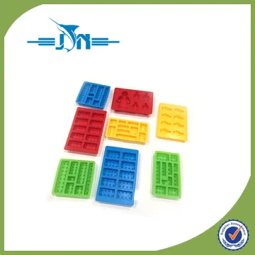 Hot selling building block and figure silicone ice cube tray and moulds for wholesales