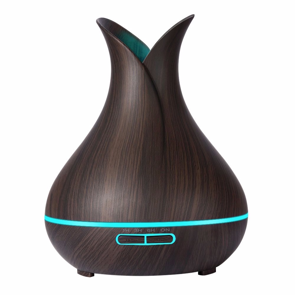 Difusor de Aroma automático, ambientador con WIFI, grano de madera