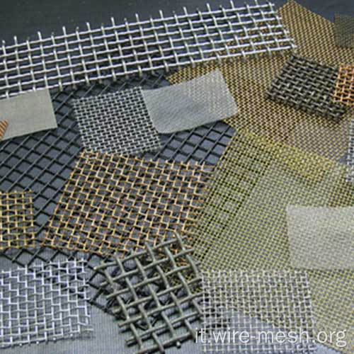 industria galvanizzata mesh intrecciata piegata
