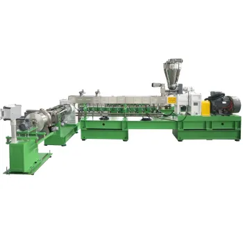 Twin Screw Extruder Line for PP PE Filler Masterbatch (Talc/TiO2/CaCO3)
