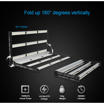 Veg/Bloom LED Grow Light 720W para jardinería en interiores