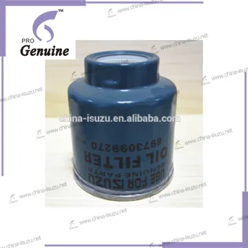 Auto Parts Engine D-MAX 4JA1 4JH1 Oil Filter 8-97309927-0 for Isuzu