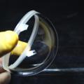 transparent quartz glass dome hemispherical dome lens