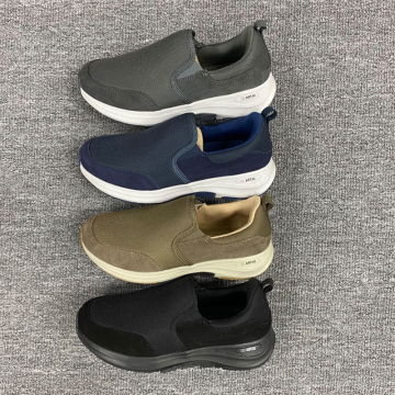 2024 Factory Made Breathable Fashionable Wholesale Men's Sports Shoes with Genuine Leather Lining and Rubber PU