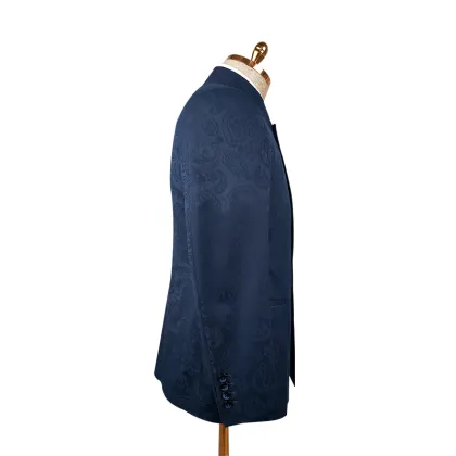 China Manufacturer blue groomsmen suit men slim fit wedding suit formal business man suit