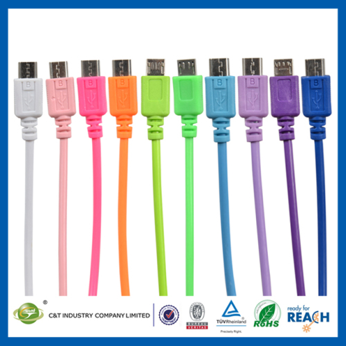 C&T 6ft Universal USB Cell Phone Cable for Charger/Data/Computer