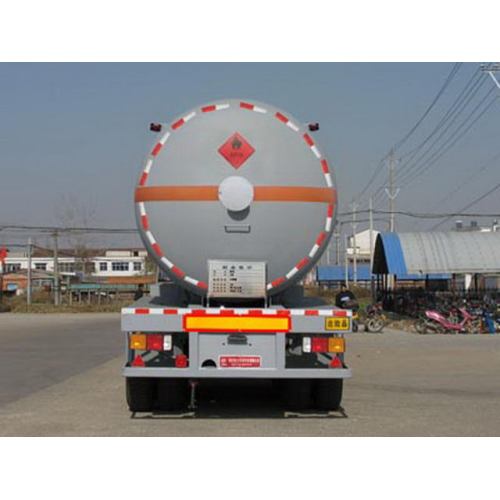 Semi-remorque de transport de gaz liquéfié de Tri-essieu 12.7m