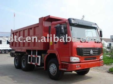 A lot of tipper truck