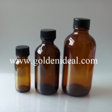 Amber Glass Bottle with Phenolic Cap/Pharmaceuticals Bottle
