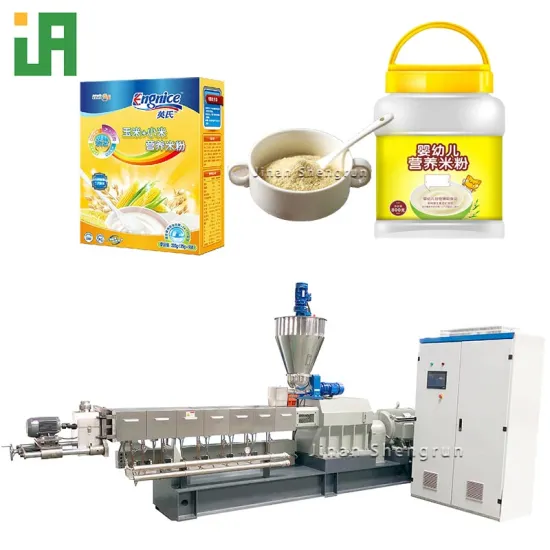 Machine for Twin Screw Extruded Nutritional Maize Porridge and Baby Powder Production
