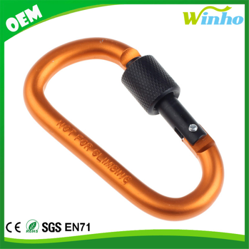 Winho Assorted Color D Shaped Aluminum Carabiner