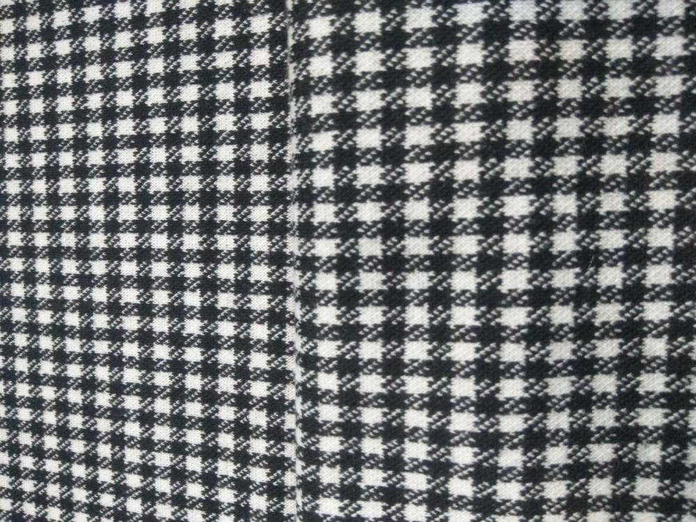 Checkered Pattern Design TR Fabric