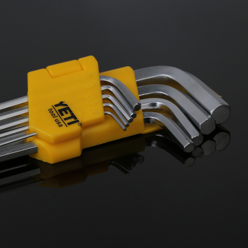 9PCS Extra Long Hex Key (Allen Key) Wrench Set - Long Arm Ball L-Shape Metric Kit