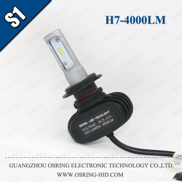 OSRING S1 H7 LED HEADLIGHT CSP CHIP H7 LED CAR HEADLIGHT 20W 4000LM