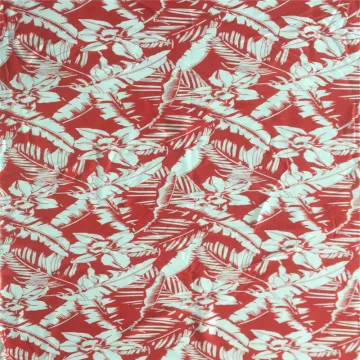 Rayon Big Leaves Print