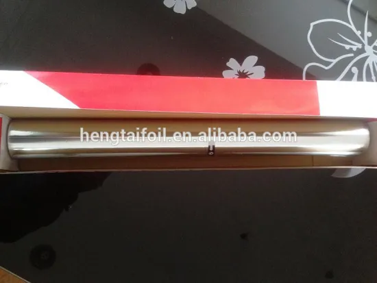 high quality aluminum household foil with metal cutter