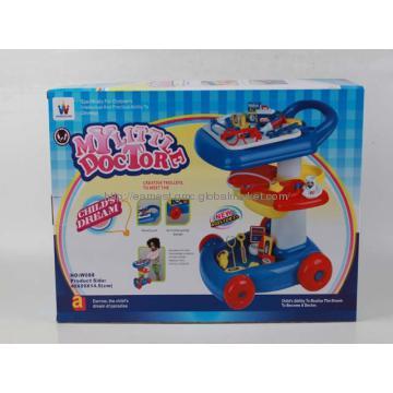 plastic pushcart for docter toys