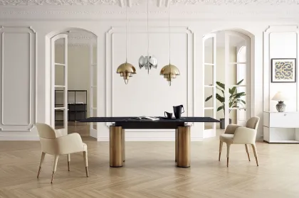 home furniture marble round dining table