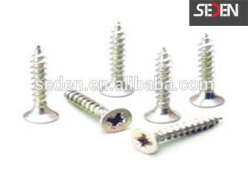 made in china galvanized flat head chipboard screw