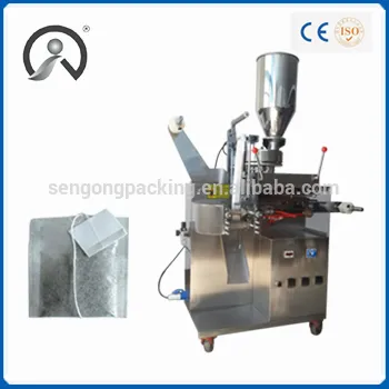 C12 filter paper tea bag packing machine with string & tag