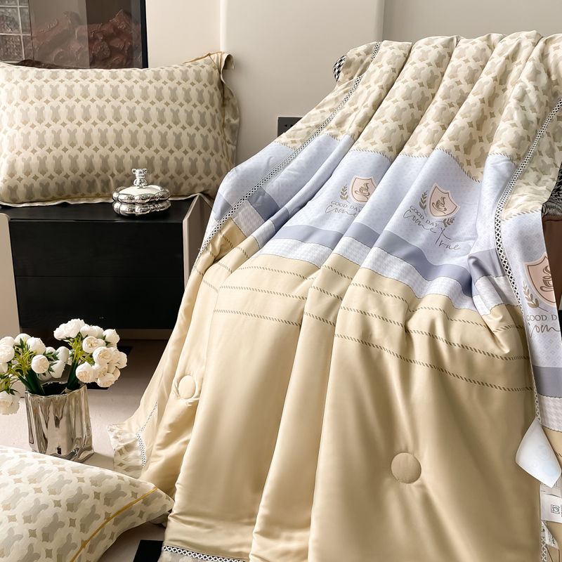 Pigment Printed Stripe Design Modal Bedding Set