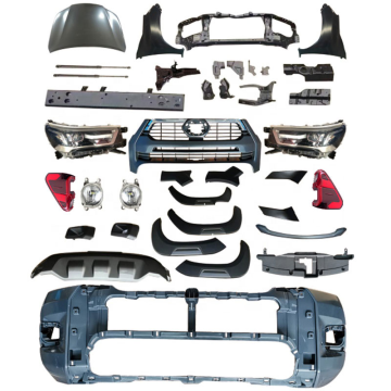 Hot Sale Body Kit Parts: HILUX VIGO 2004-2018 to ROCCO 2020-2021 Upgrade Kit (Front & Rear Bumpers)