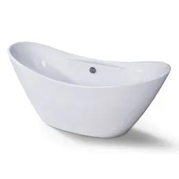 Acrylic double ended freestanding bathtub