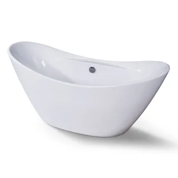 Acrylic double ended freestanding bathtub