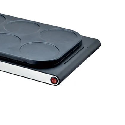Factory Price Electric Pancake Maker with 6 Pan Flat Top