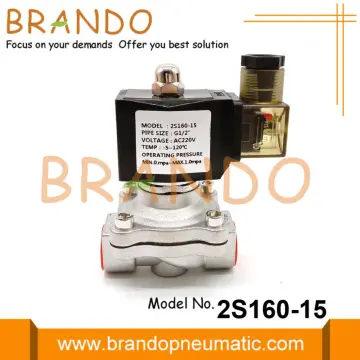 1/2 Inch Stainless Steel Electric Solenoid Valve 220VAC