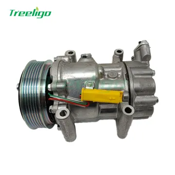 SD6V12 Car Air Conditioner Compressor for PEUGEOT 206 307 (12V AC)