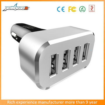 Intelligent IC 4-port Car USB Charger Adaptor High Speed Charger for 4 Devices