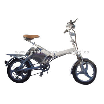 Basikal lipat elektrik dengan Shimano 6 kelajuan, 250W Brushless Motor