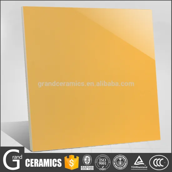 2016 Porcelain polished full body tile yellow color PC6009