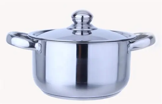 Stainless Steel Kitchen Cookware 4-Pot Sets