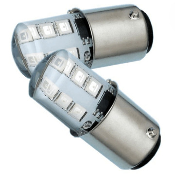 Silicone Red B15S 1156 LED Flashing Car Lights