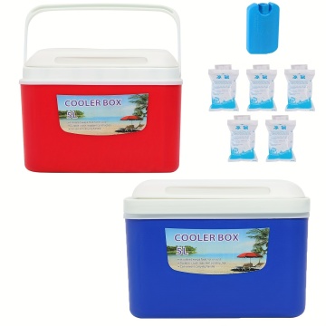 5L Insulated Cooler Food Storage Box: Lightweight, Multifunctional, and Portable for Outdoor Activities and Fishing