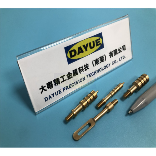 CNC Turning&Milling Parts Brass machined thin shaft