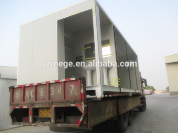 Modular container house for toliet