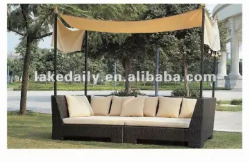 outdoor lounger wicker sun bed